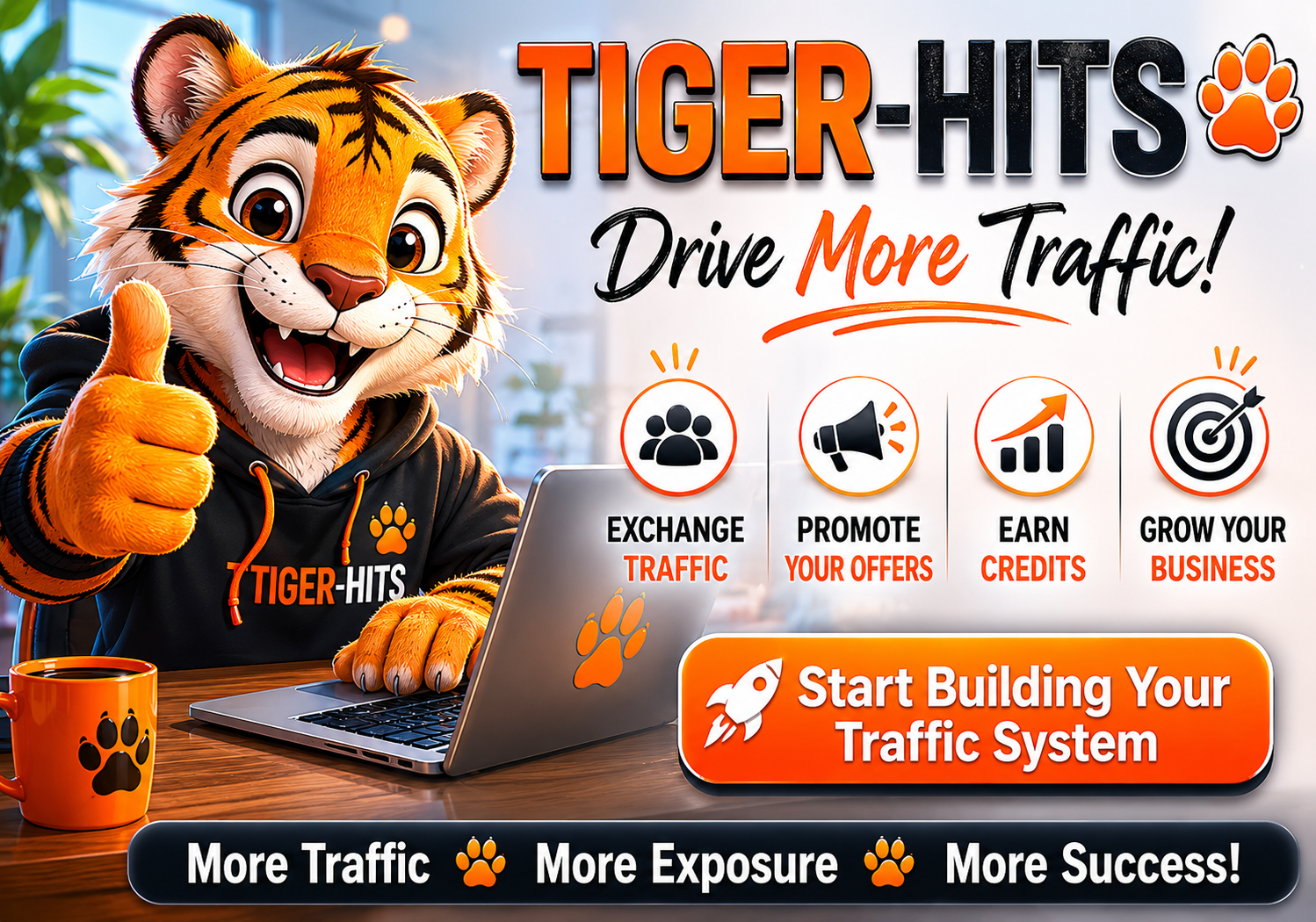 Tiger-Hits Traffic Exchange